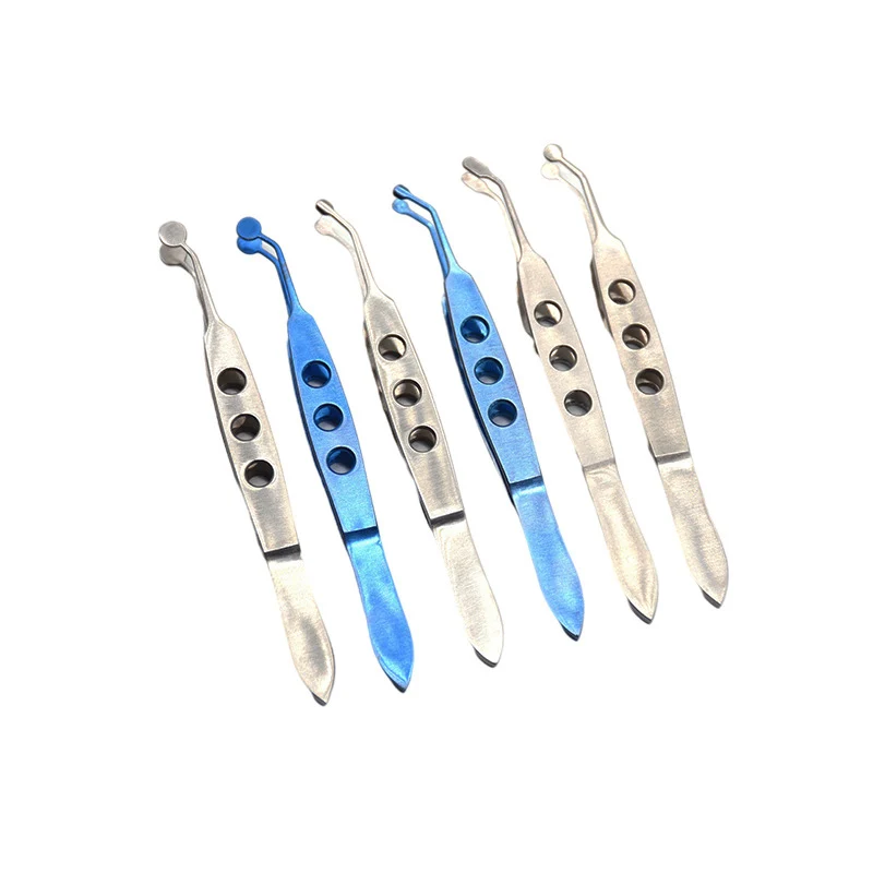 

Meibomian gland stainless steel titanium alloy massage tweezers squeeze eyelid turn eyelid ophthalmic medical beauty tweezers