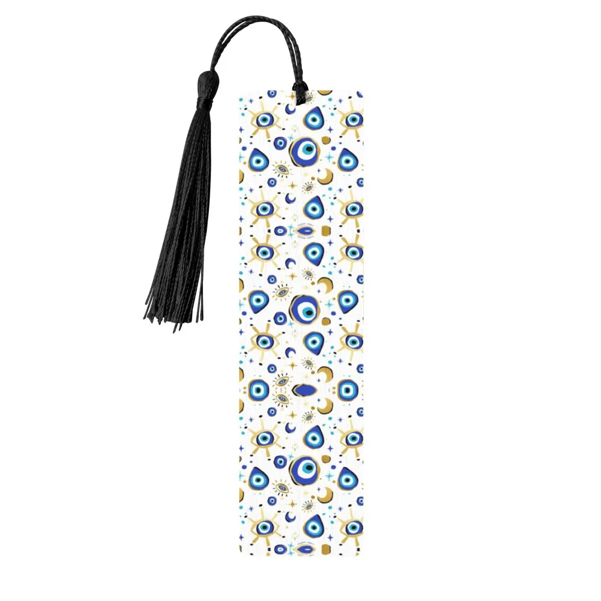 Cute Blue And Gold Evil Eye Book Clip Pagination Mark Hamsa Nazar Amulet Boho Bookmark Page Holder Gift Students Book Accessory