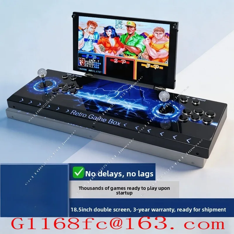 High Quality Two Player Joystick Arcade with TV and Home Folding Game Console
