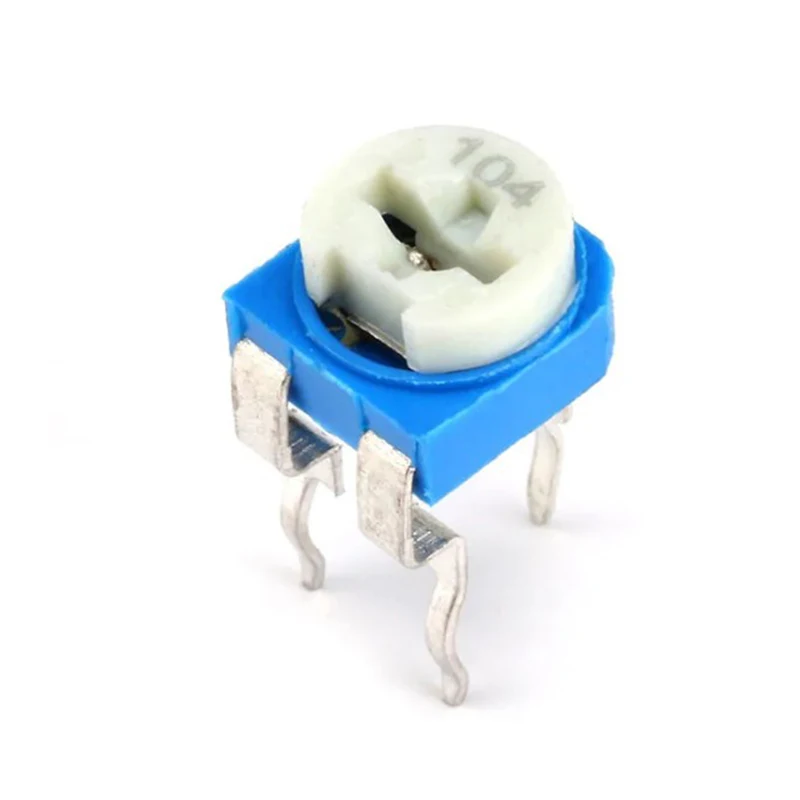 50pcs Trimpot Trimmer Potentiometer Variable Resistor 100 200 500 1K 2K 5K 10K 20K 50K 100K 200K 500K 1M ohm Resistance