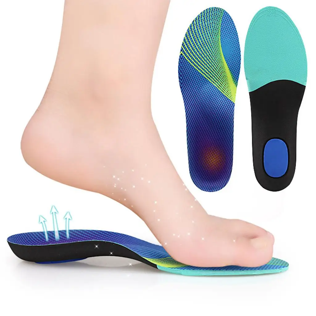 Comfortable Orthotic Insoles Arch Support Cushioned EVA Shoe Inserts for Flat Feet High Arch Unisex Relieve Foot Soreness