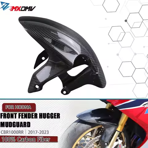 For HONDA CBR1000RR CBR 1000RR 2017 2018 2019 2020 3K Carbon Fiber Motorcycle Modified Accessories Front Fender Splash Mudguard