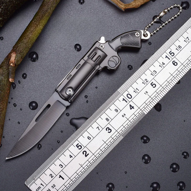 Portable Camping Folding Knife Stainless Steel Outdoor Survival Jackknife for Self Defense EDC Pocket Knife for Men