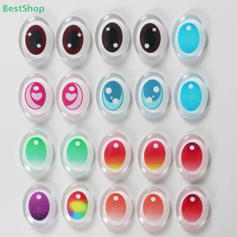 maveraRebeccaalesPer bambola di simulazione Labubu Glass Eye Patc, parti di ricambio per occhi 40 pezzi