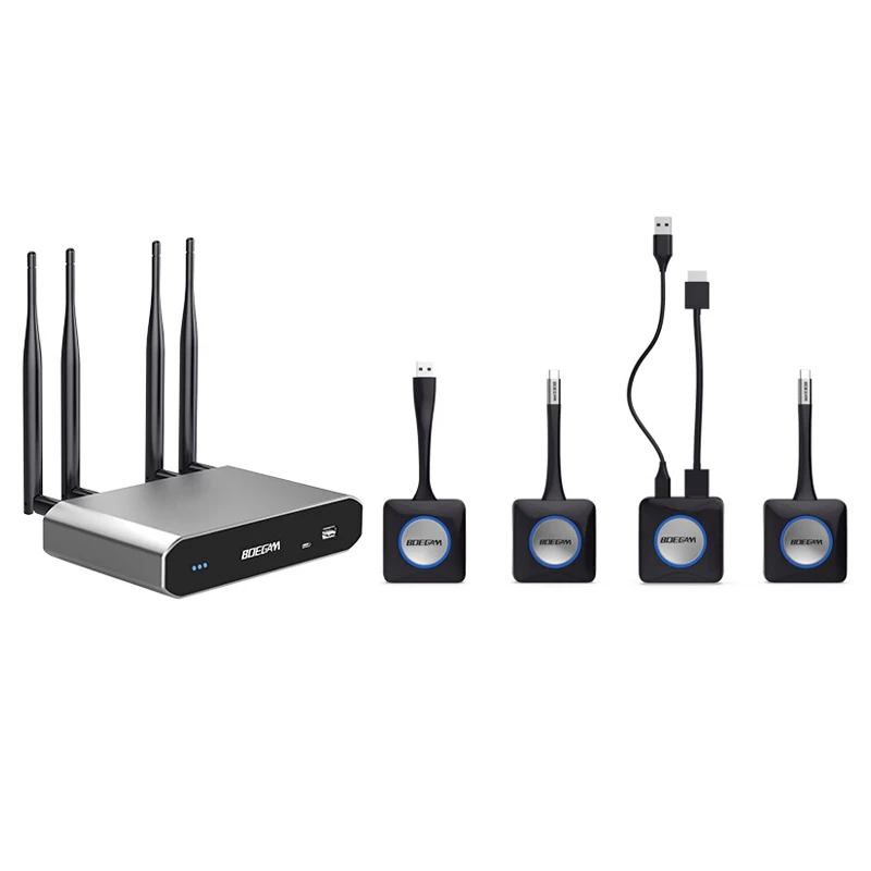 Best 4K BYOM Wireless Presentation Device for Team Collaboration - Seamlessly Connects Microphone and