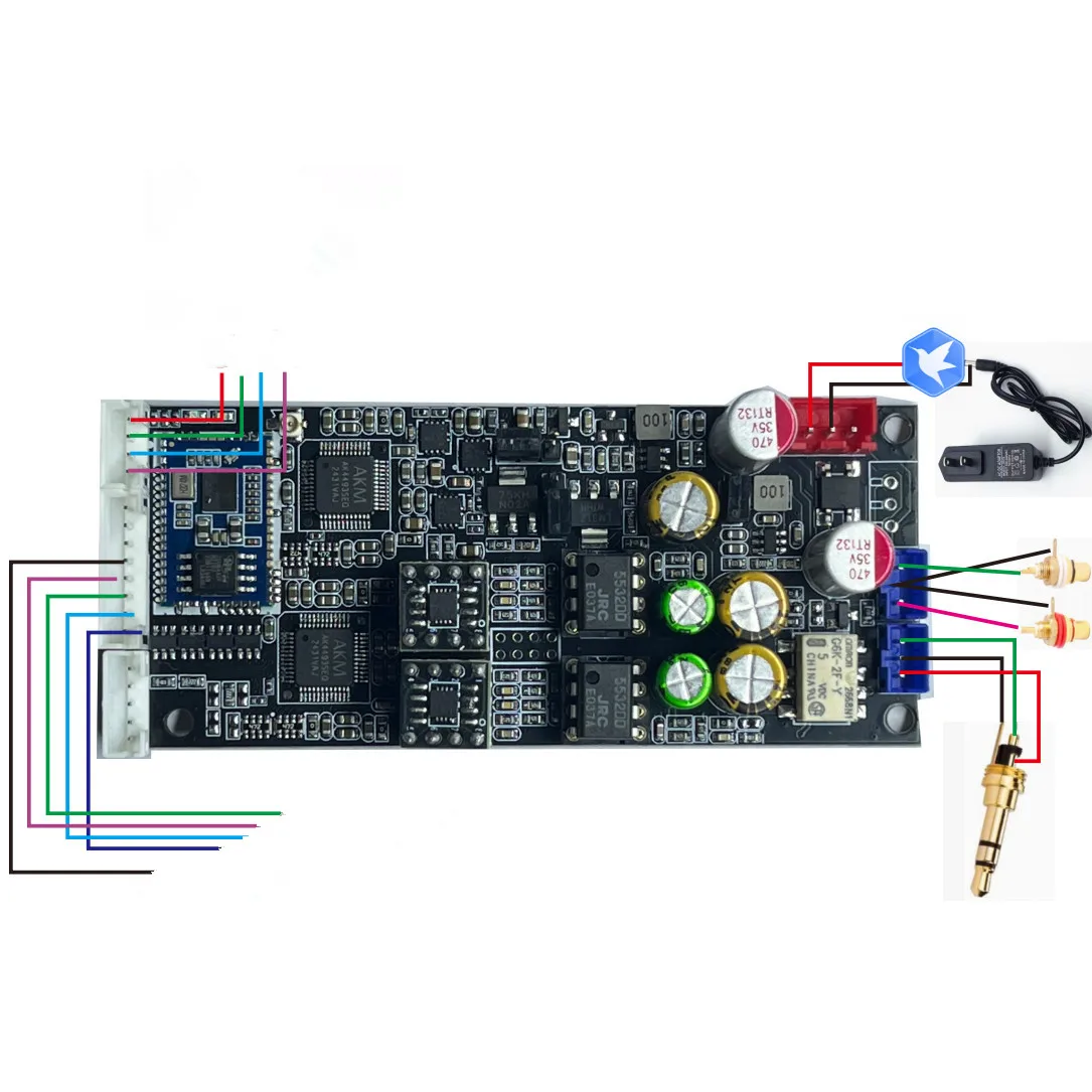 Dual parallel AK4493 Bluetooth 5.4 QCC5181 lossless receiving U disk APP lossless music