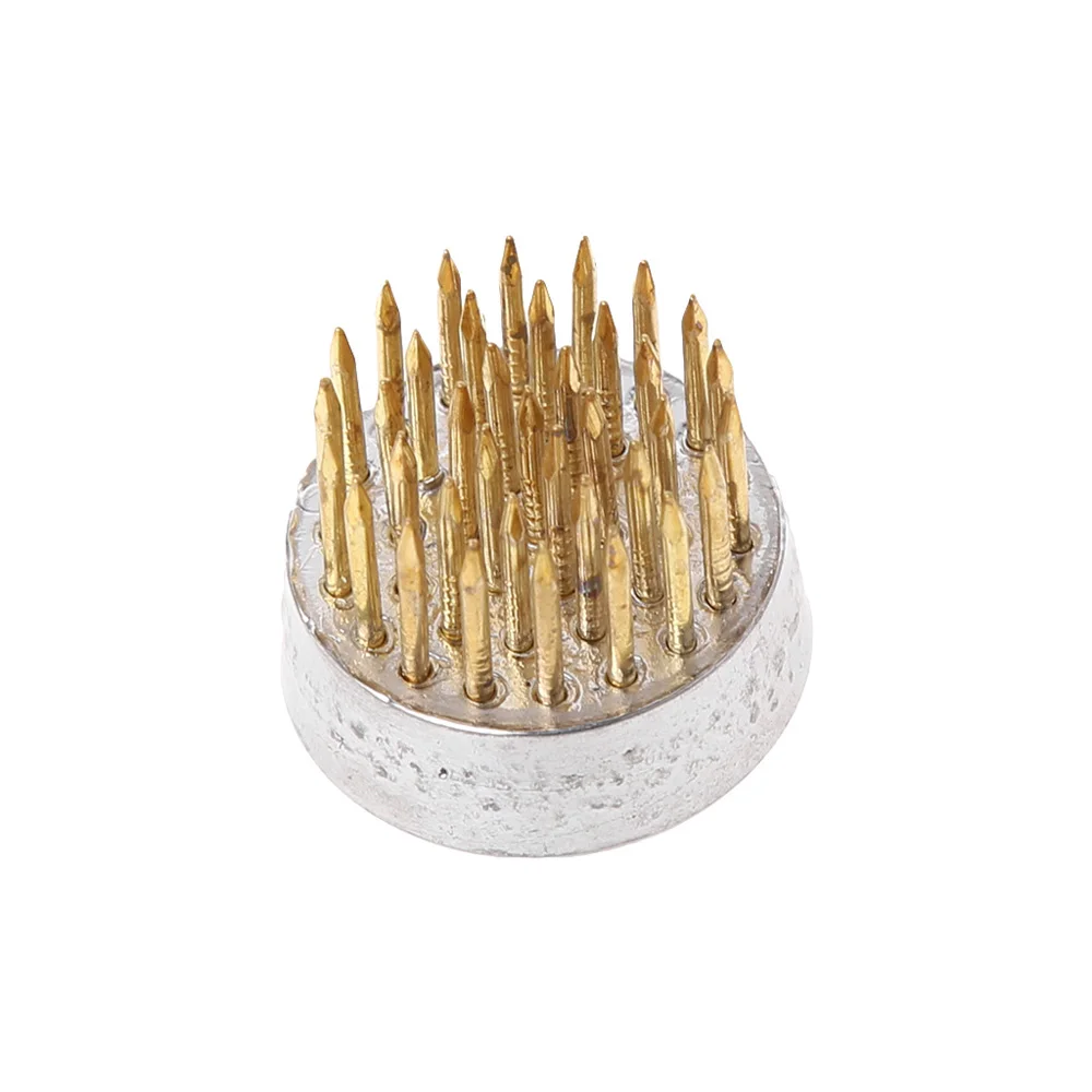 

Floristry Kenzan Spiky Needle Ikebana Holder Flower Frog Insert Base Pin Art Fixed Tool