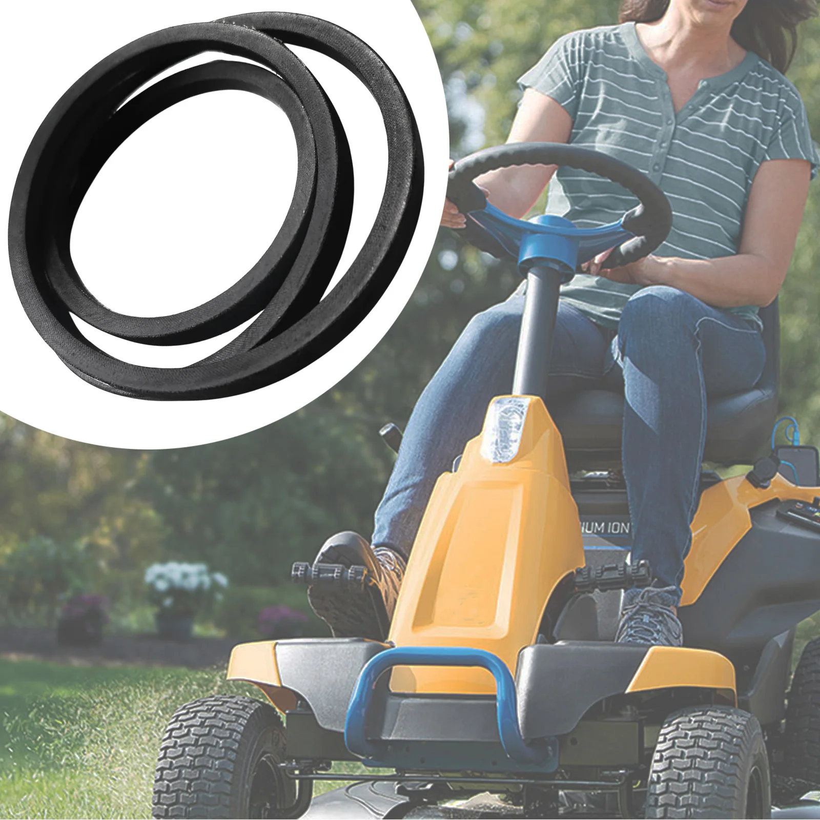 954-0497 and 754-0497 Lawn Mower Drive Belt for Husky MTD Troy-Bilt Yard Machines Yard Man Lawn Tractor Belt- V (1/2