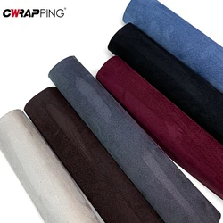 Car Interior Modification Stickers High-quality Suede Fabric Vinyl Auto Self-adhesive Film Car Modification Door Panel Workbench