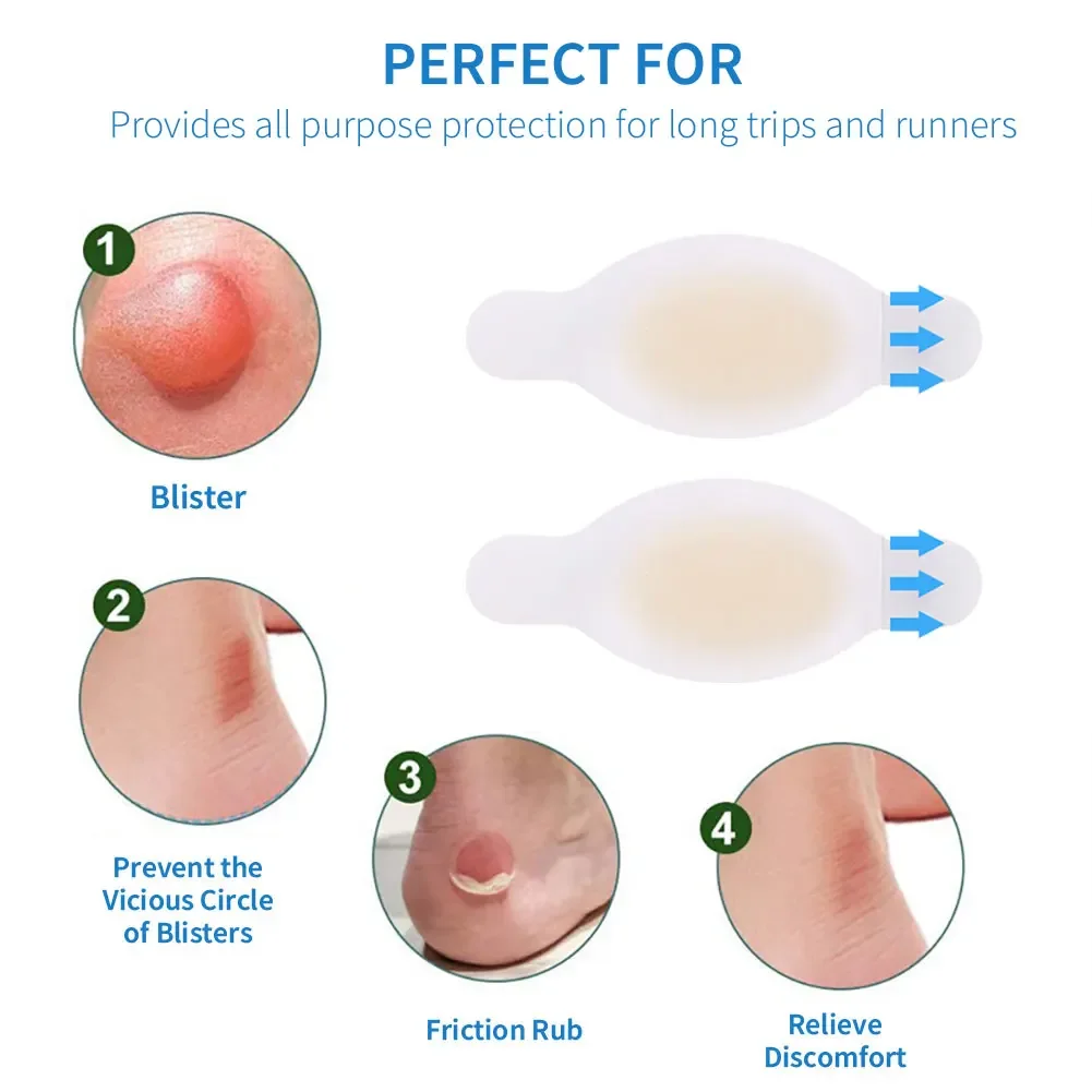 20 قطعة هلام لينة عالية الكعب القدم بقع لاصق كعب نفطة ضمادة الأحذية الغروانية المائية ملصقات لتخفيف الآلام الجص العناية بالقدم