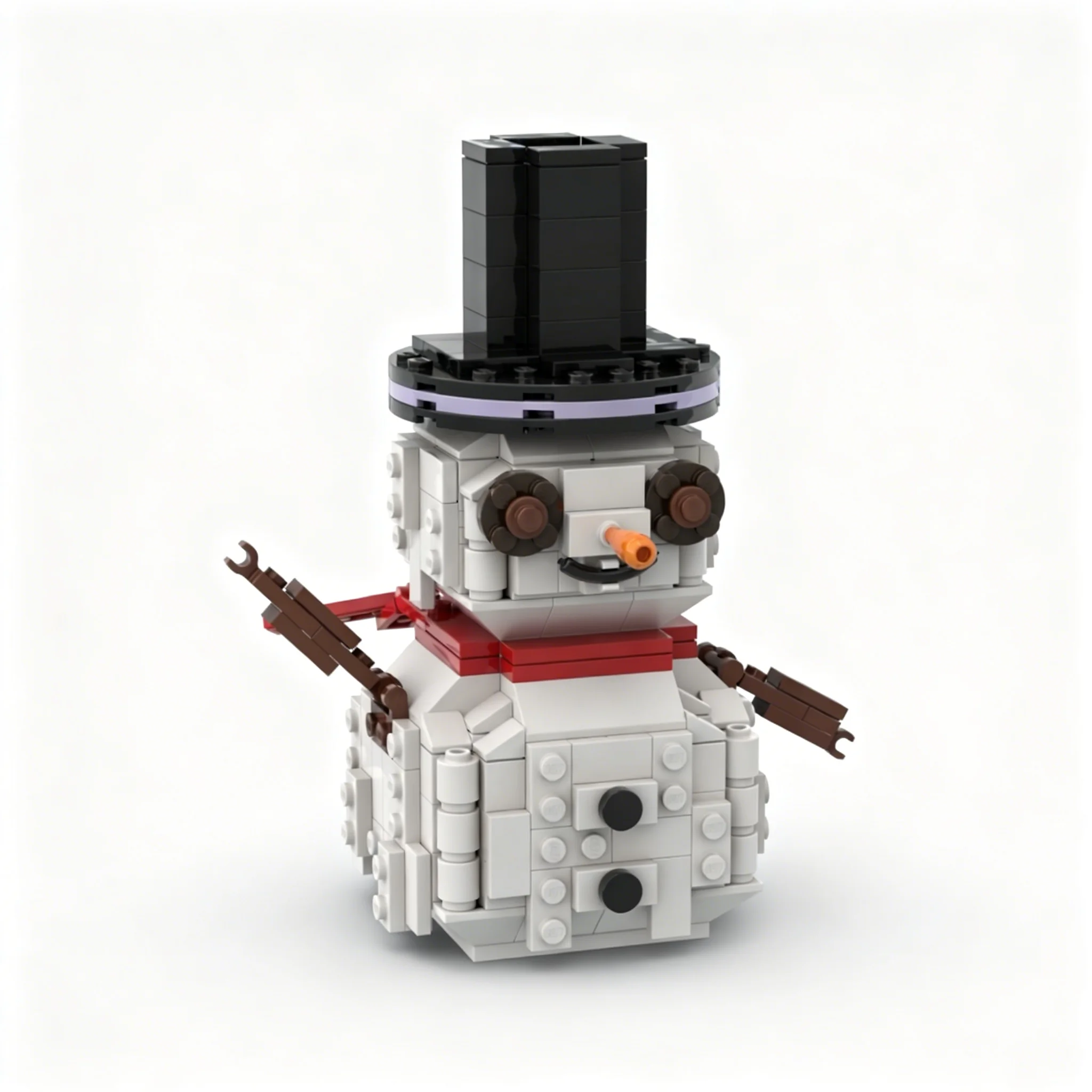 

315pcs MOC Cute Snowman Creator Model Building Blocks Architecture Toys Christmas Gift Education DIY Creative Brick Kids Idea
