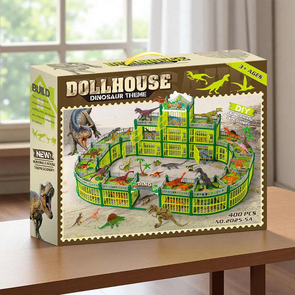

DIY Dinosaur Villa Assembled Toy