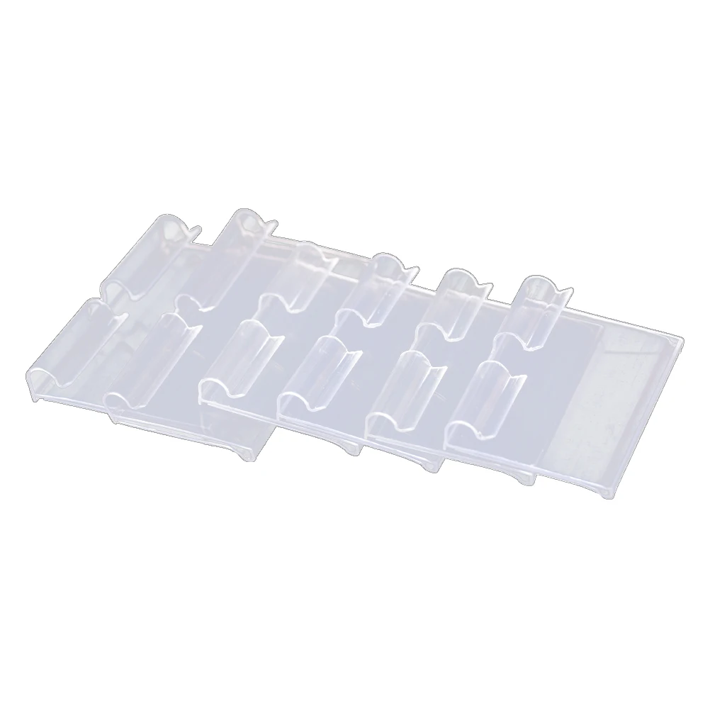 

10pcs Price Tag Transparent PVC Label Holder Plastic Tags Shelf Supermarket Retail Store Display Material Easy Use