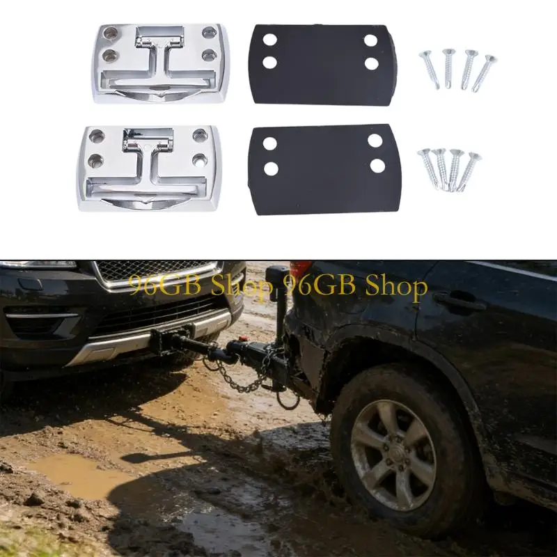 96GB 2pcs Easy Install Folding Tow Hook for Camping and Transport Activities