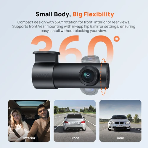 Imagen 2 del producto 70mai Dash Cam M310 Plus 2K 1440P Super visión nocturna F1.55 apertura 70mai M310 2K coche DVR 24H protector de estacionamiento WIFI y Control de voz