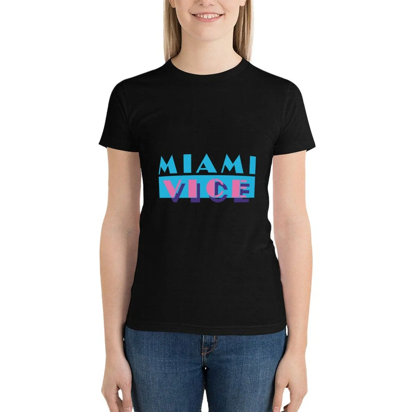 Miami Vice T-Shirt kawaii clothes funny cute clothes lady clothes Woman