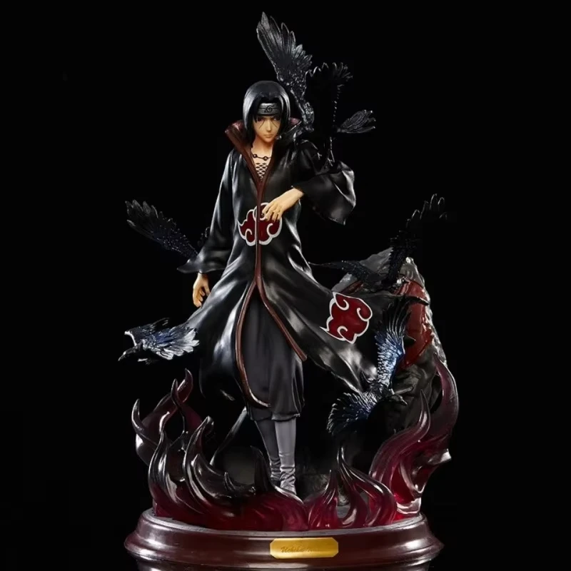 29CM Naruto Uchiha Itachi Doppelköpfige PVC-Figur Desktop-Dekoration Anime-Geschenk Sammlerstück Feiertagsgeschenk