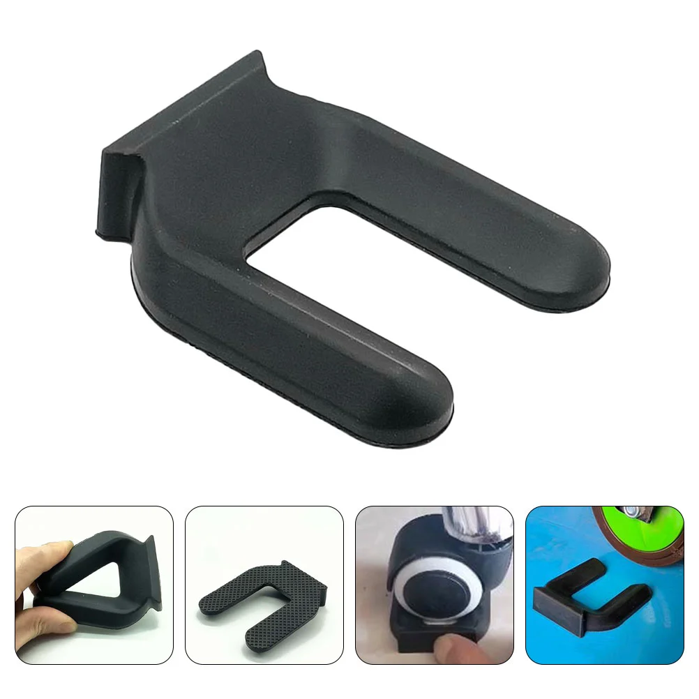 

4 Pcs Wheel Retainer Stop Pad Nonslip Furniture Stopper Rubber Slot for Stopping Sliding