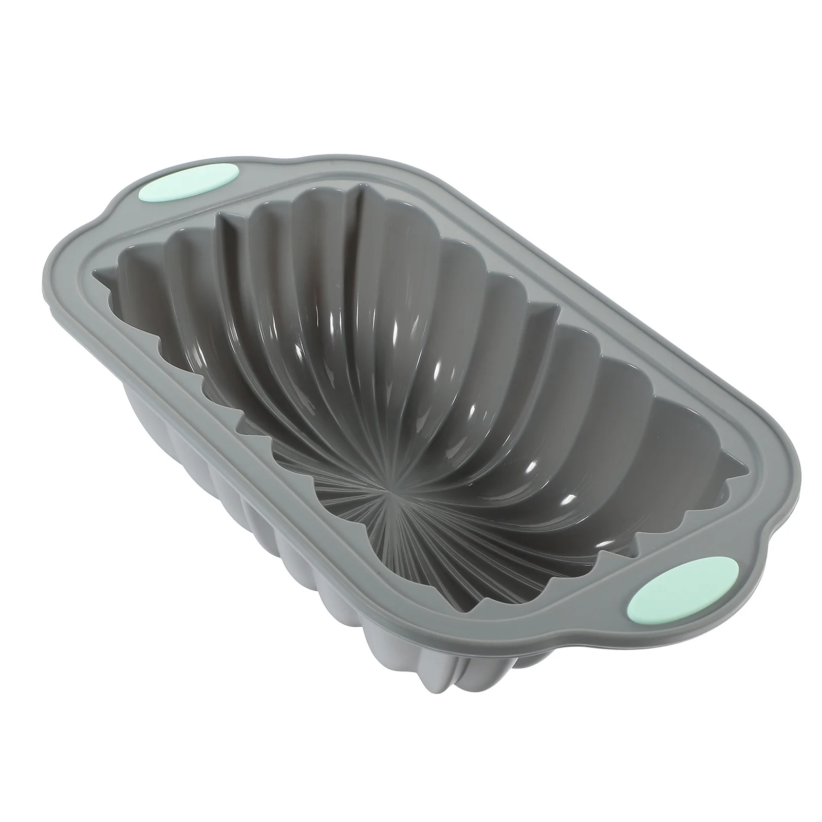 Moule à gâteau en Silicone Double couleur, antiadhésif, Flexible, en forme de tourbillon, pour pain grillé, bricolage, cuisson, usage domestique et cuisine, 1 pièce