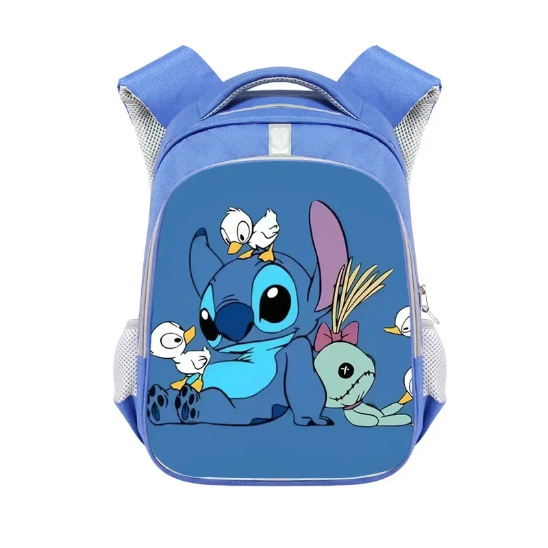 2024 New Disney Stitch Primary And Secondary School Students' Burden-reducing Wear-resistant Animation School Bag Mochila