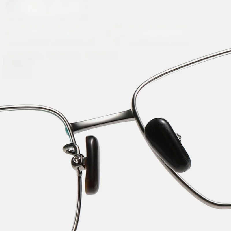 VAMAX High-end Handcrafted Titanium Frame Natural Horn Eyeglasses Full Rim Business Style