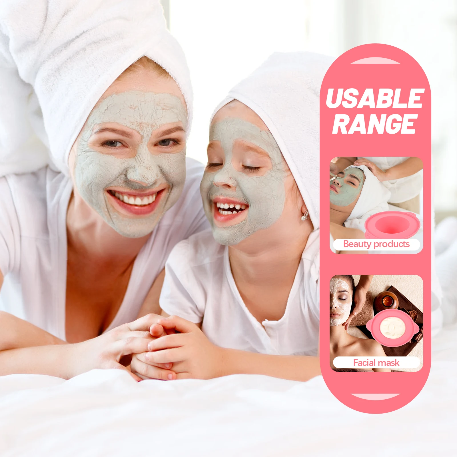 

Silicone Mask Mixing Bowl Premium Quality Anti-Fall DIY Facial Mask Tool Flexible Durable Spa Supplies Silicone Bowl