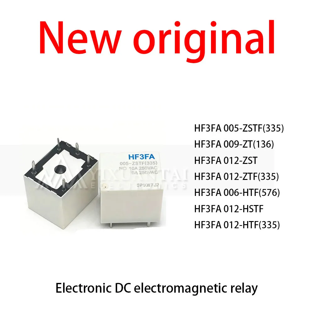 10Pcs/Lot New original  HF3FA 005-ZSTF(335) HF3FA 009-ZT(136) HF3FA 012-ZST HF3FA 012-ZTF(335) HF3FA 006-HTF(576) HF3FA 012-HST