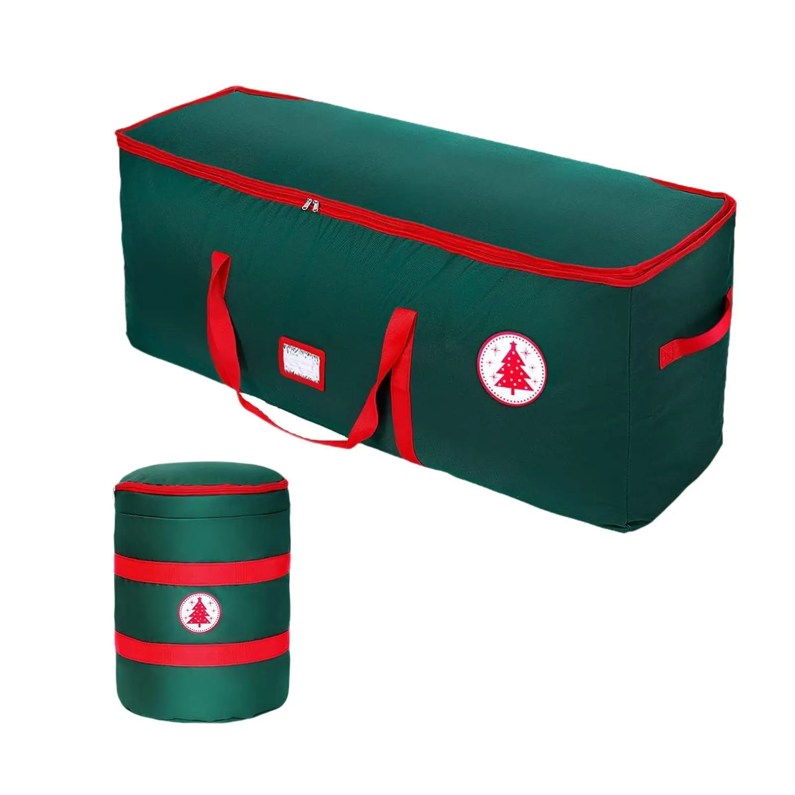

Christmas Storage Bag Waterproof with Zipper Portable Xmas Storage Bag for Party Accessories Costume Props Festivals Decorations