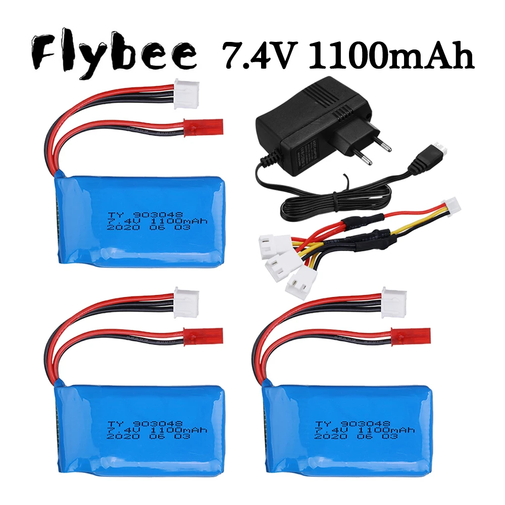 

7.4V 1100mAh 25C Li-Po Battery For WLtoys A949 A959 A969 A979 V912 V913 V353 k929 V262 L959 T23 T55 RC Racing Car battery Parts