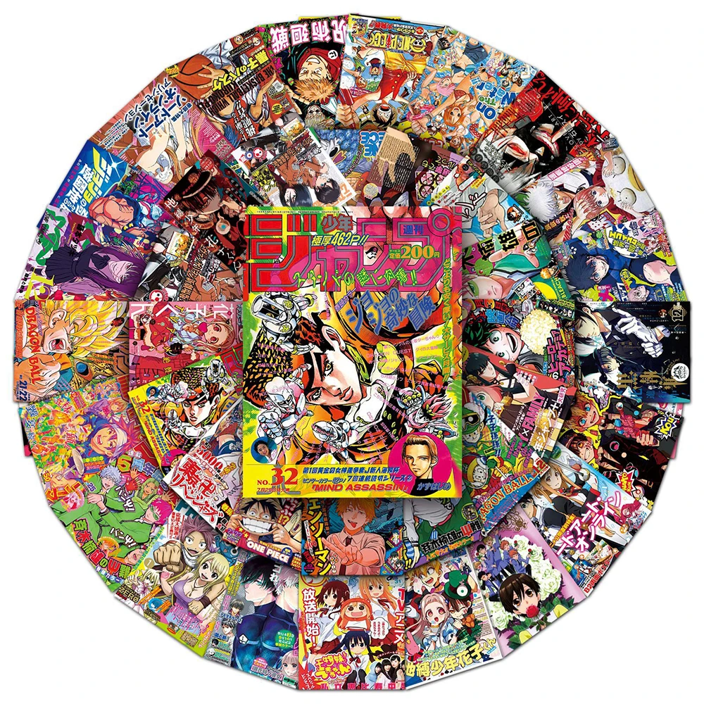 10/30/50 adet Anime posterler etiketler serin spy× aile Jujutsu Kaisen karikatür Graffiti Sticker çıkartmaları için telefon kaykay dizüstü