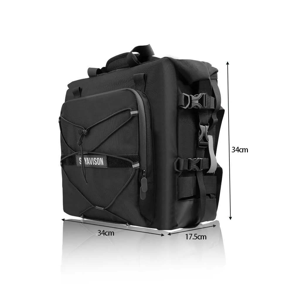 20L Motorcycle Bag Motor Saddlebag Side Universal Motorbike Waterproof Removable Inner Bag Luggage Pannier Accessory