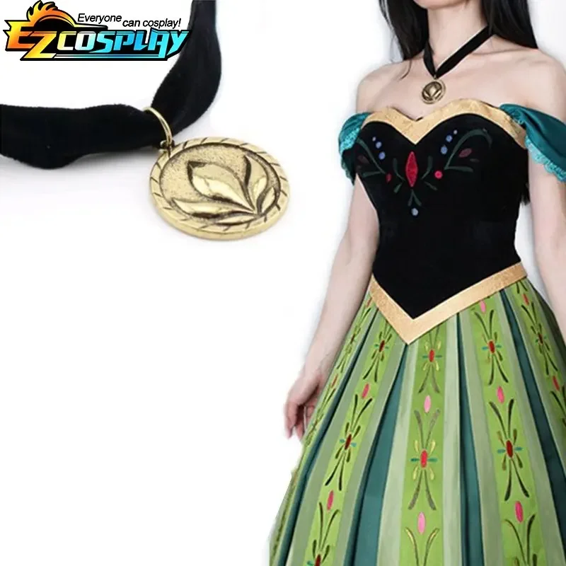 2025 Nuovo abito da principessa Anna da donna Costume da corona di Natale di Halloween QAQ2