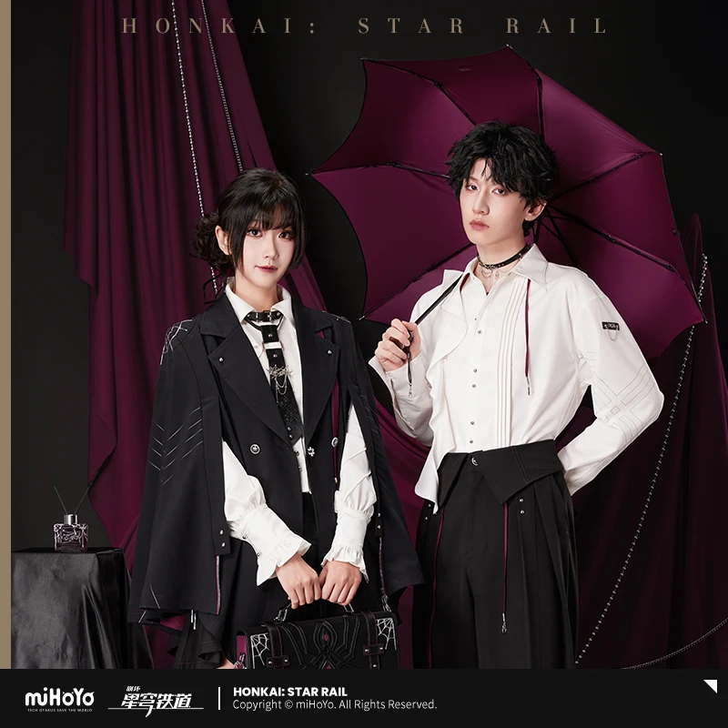 In Presale Game Honkai Star Rail Official Merch miHoYo Original Kafka Theme Cosplay Folding Umbrella Sun/Rain Umbrella Hallowmas