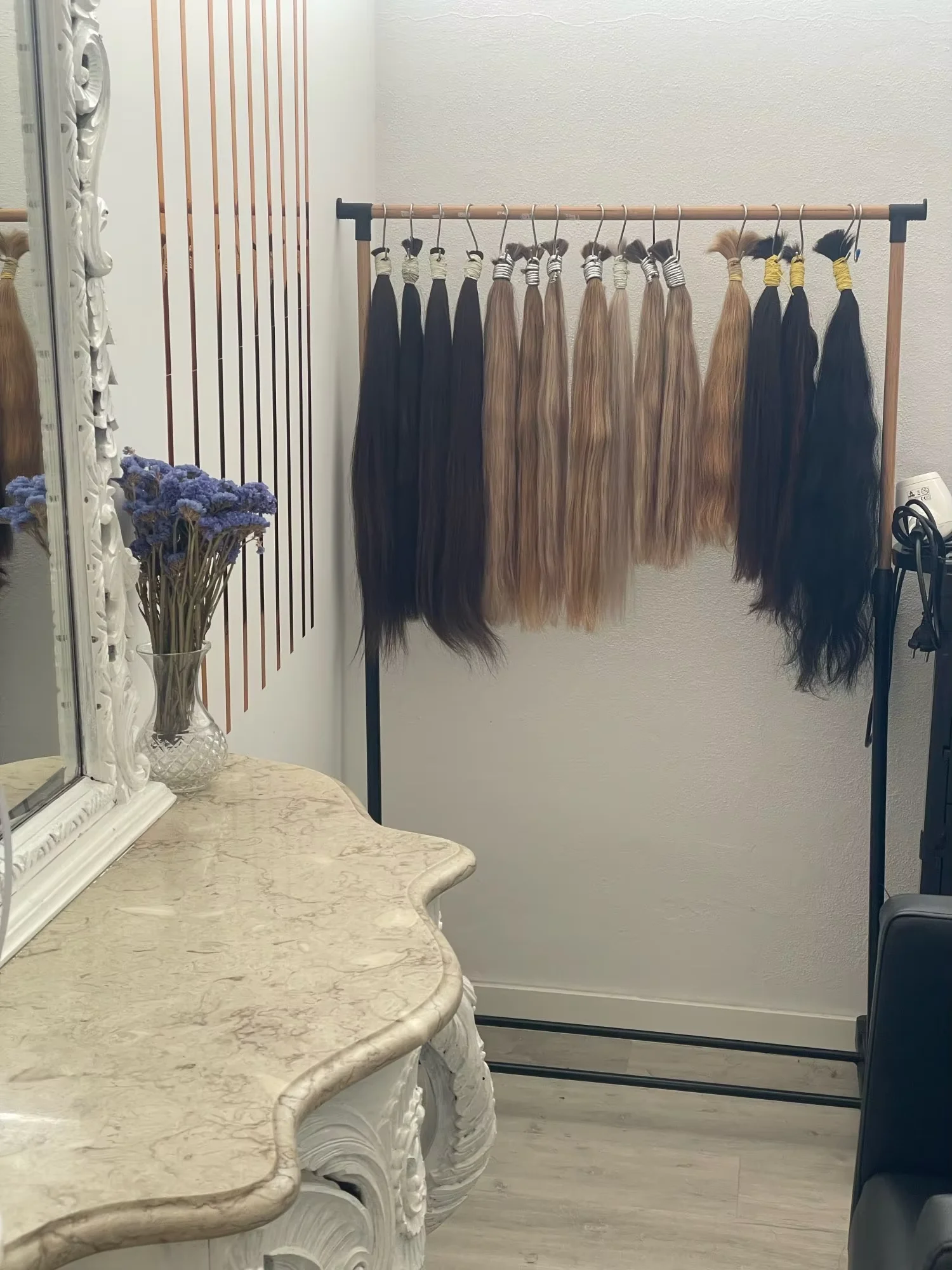 Bulk Hair 100% Real Human Hair Machine Made Virgin Remy Straight Hair Bulk 18-30inch 100g Natural Blonde Hair Extension No Weft