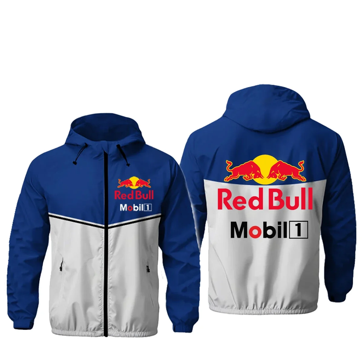 

Ветрозащитная куртка на молнии Red Bull для внедорожного мотоцикла 2025 Red Bull, уличная уличная куртка с капюшоном для мужчин и женщин, одежда