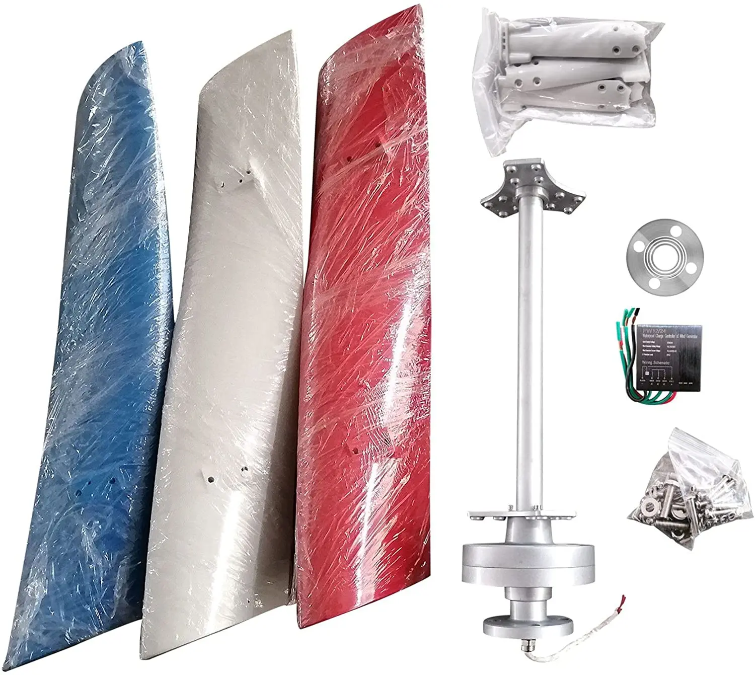 10KW Vertical Axis Wind Turbine 12V 24V 48V Agricultural Power System Generator
