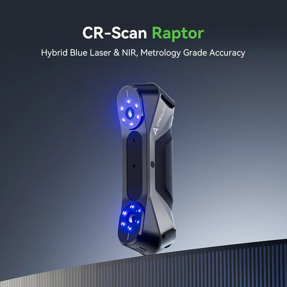 

В наличии 2025: Новейший 3D-сканер CR-Scan Raptor 2024 с синим и NIR-светом, антивибрационный, ручной