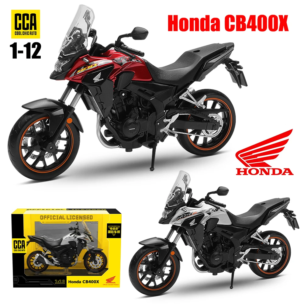 CCA 1:12 Honda CB400X Alloy Motocross Licensed Motorcycle Model Toy Car Collection Gift Static die Casting Production