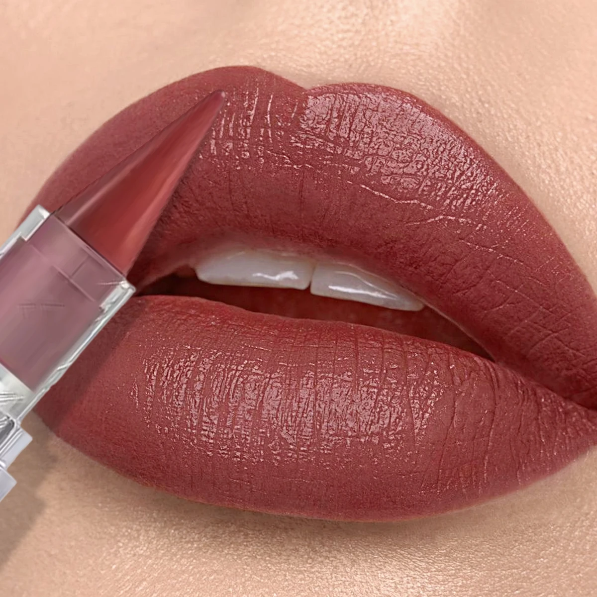 تويست أب قلم تحديد الشفاه قلم أحمر الشفاه متعدد الأغراض مسحوق أحمر الخدود المخملية ماتي مقاوم للماء الشفاه كونتور غير عصا كوب الشفاه روج ماكياج