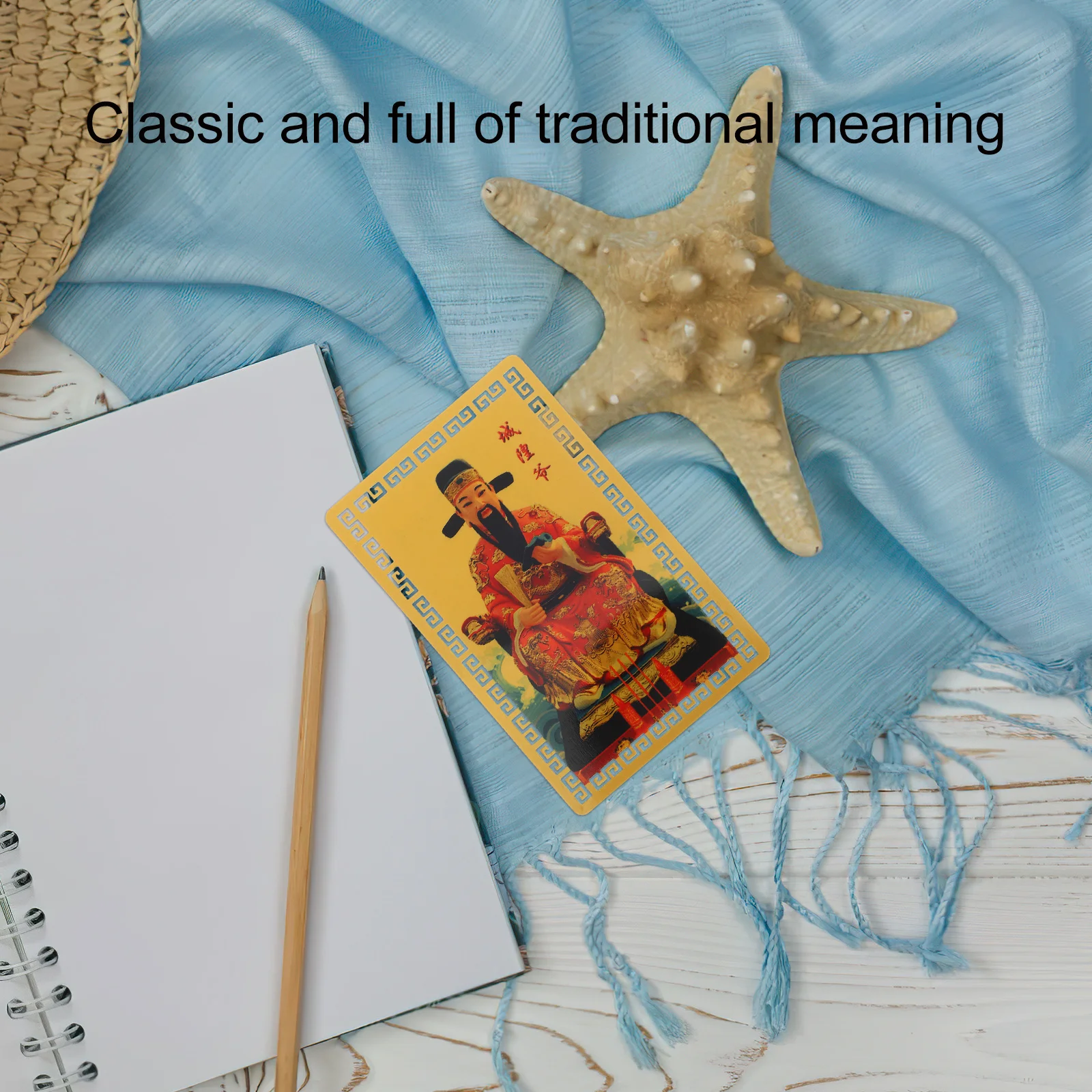 

2024 Year Dragon Chinese Amulet Card Protection Auspicious Fengshui Decorative Gift Traditional Culture