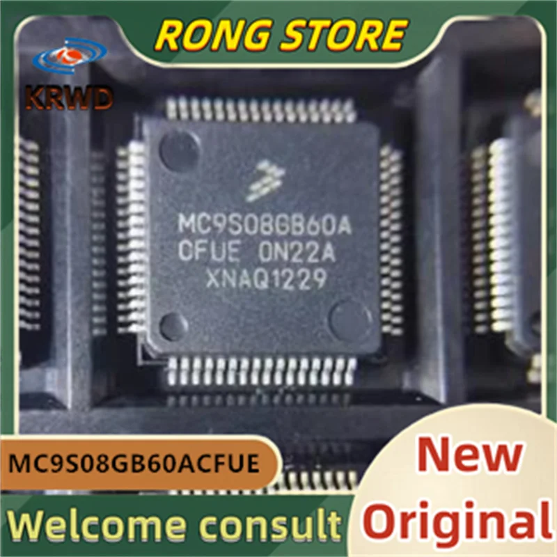 

(3PCS) MC9S08GB60ACFUE MC9S08GB60A 9S08GB60 GB60ACFUE LQFP64 New and Original Chip IC