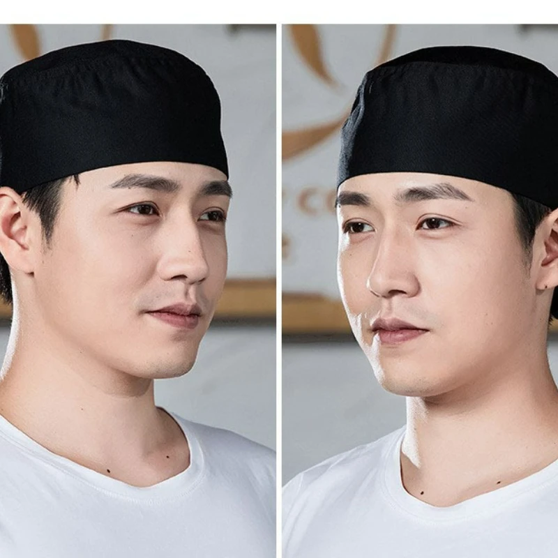 Cappello da cuoco coreano giapponese Berretto elastico da cucina unisex traspirante per il personale del ristorante
