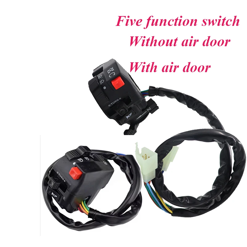 AliExpress scxjwt Function Kill Light Hi-Lo Beam Electric Start Switch for 50cc 70cc 90cc 110cc 125cc 150cc ATV Quad Pit Bike Buggy Go Kart