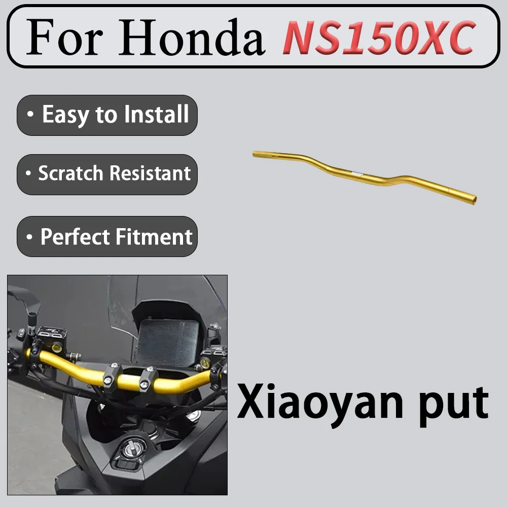For Honda NS150XC Golden Swallow-Style Handlebar with Reinforced Tube for Anti-Torsion Smooth Steering And Dual Improvement