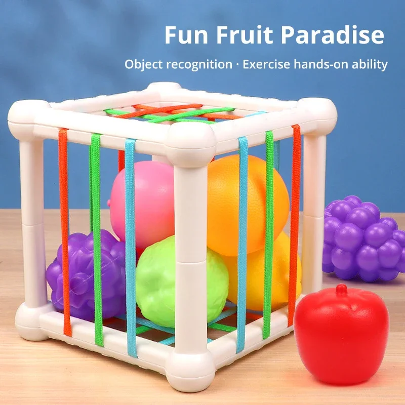 6Pcs Kids Educational Cube Shape Matching Stacking Learning Toys Educational Play Games childrenToys