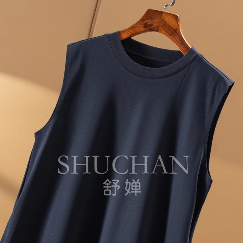 2025 vestido De camiseta sin mangas De algodón nuevo vestido De cumpleaños para Mujer 7W69 Vestidos De Verano Mujer