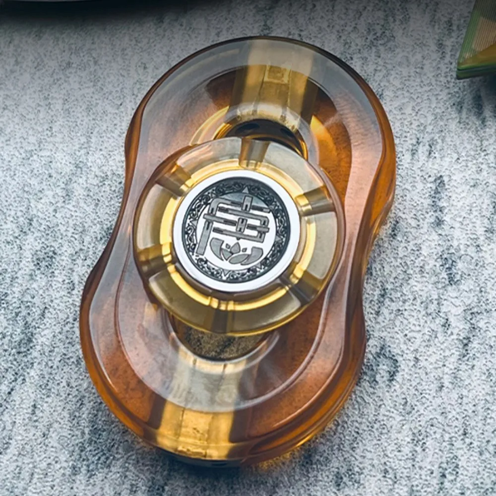 ฟิดเจ็ตสปินเนอร์ TiNB EDC TANGLING 2.0 ของเล่นฟิดเจ็ตสำหรับผู้ใหญ่ ของเล่นคลายเครียด ฟิดเจ็ตสปินเนอร์สองใบพัด ให้ความรู้สึกเหมือนไจโร