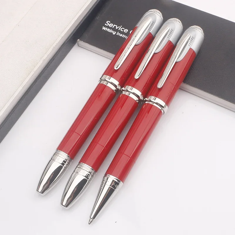 

Enzo Series Red Resin Ballpoint Rollerball Fountain Pen Premium Business Gift Pen for School Office Writing