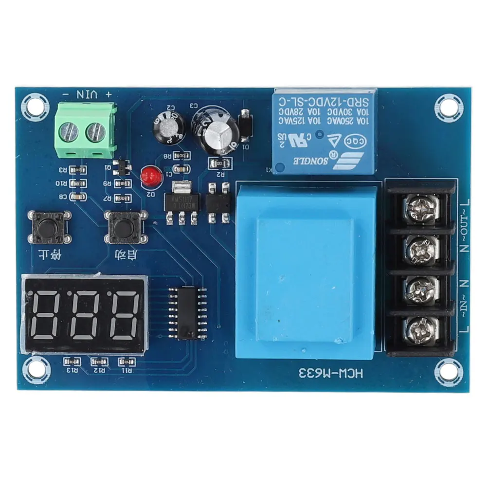 

XH-M602 Lithium Battery Charging Control Module LED AC 220V 3.7-120V for Car Motorcycle Storage Battery Charge