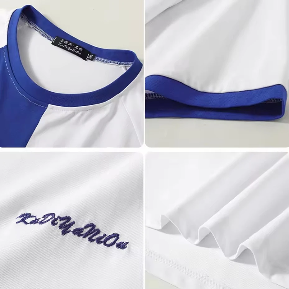 Patchwork T-shirt Men Plus Size 11XL Summer Short Sleeve Tops Tees Male Casual Color Block Patchwork Tshirt Big Size 11XL